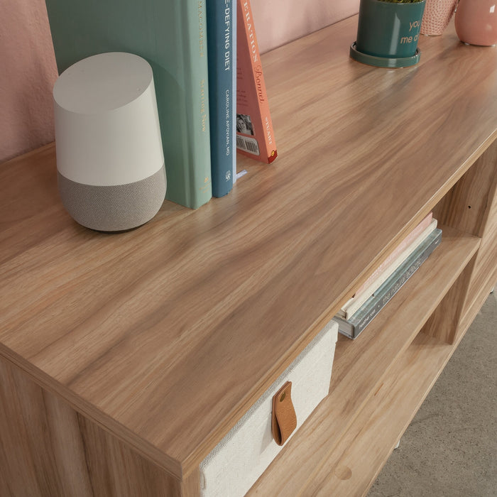 Bergen Circle 45.04\" Commercial Grade Credenza - Natural Woood