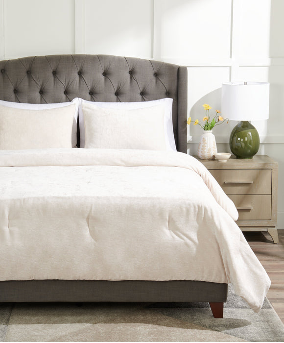 Bellflower Grove 3-Piece Full/Queen Comforter Set - Cream