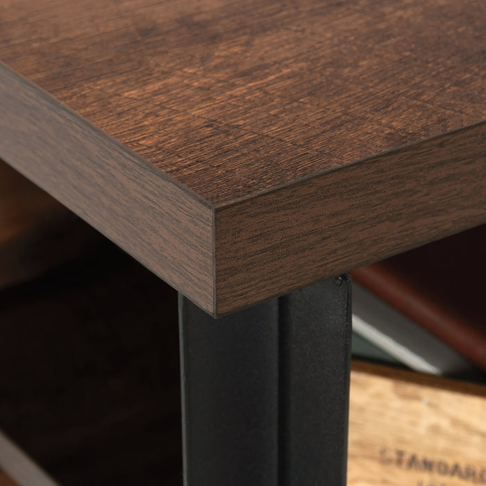 Briarbrook 60\" Commercial Grade Computer Desk Hutch with Cubbyholes - Brown