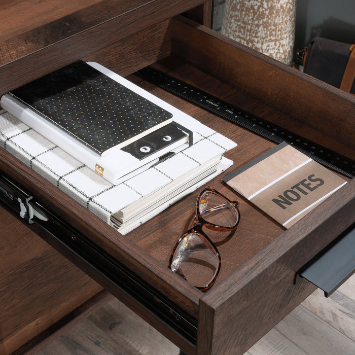 Briarbrook 60\" Commercial Grade Computer Office Desk with 5-Drawers - Brown