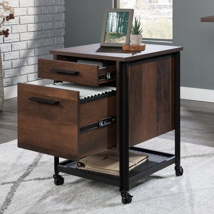 Briarbrook 17.95\" Commercial Grade Mobile 2-Drawer Filing Cabinet - Brown
