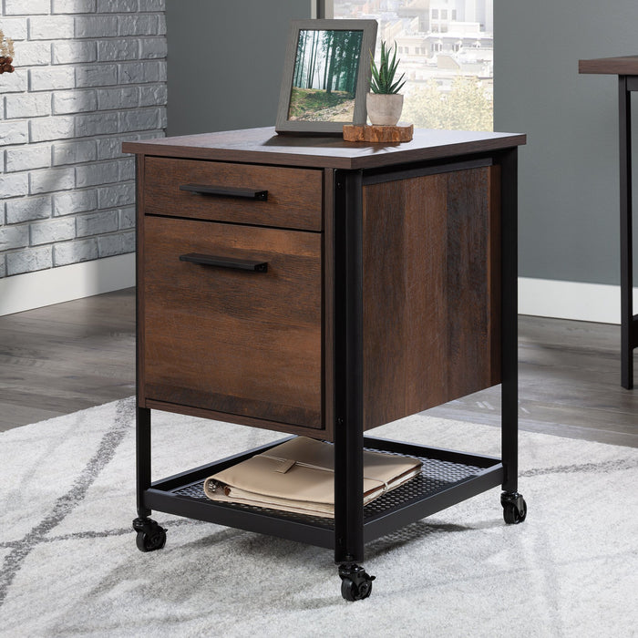 Briarbrook 17.95\" Commercial Grade Mobile 2-Drawer Filing Cabinet - Brown