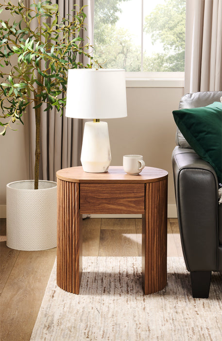 Sofia 20” Modern Stone Table Lamp - Natural Alabaster