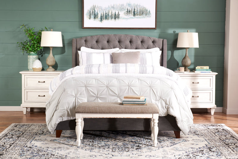 Brianna Light Grey 3-Piece Full/Queen Comforter Set
