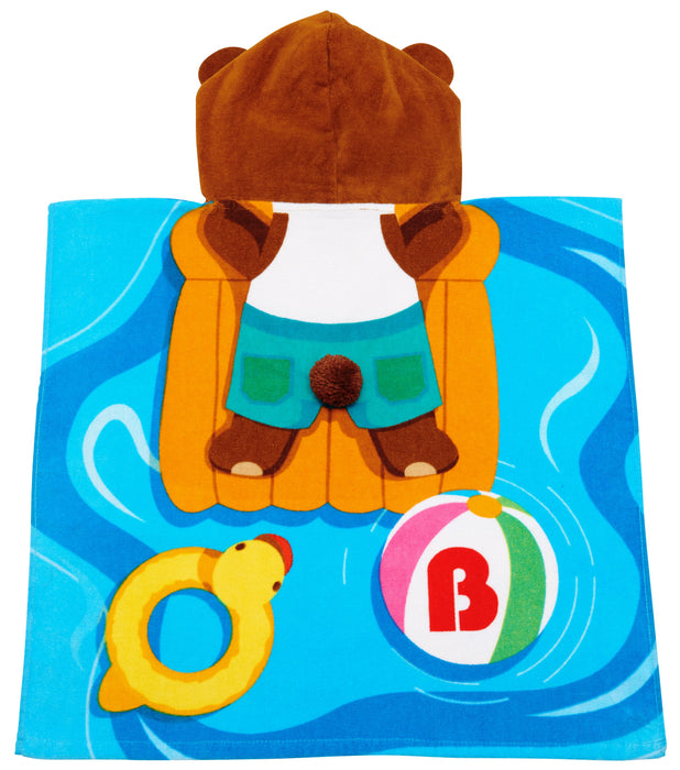 Brickley Bear Hooded Beach Towel