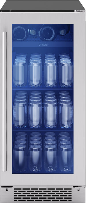 Brisas by Zephyr 15\" Beverage Cooler - Stainless Steel - BBV15C01AG