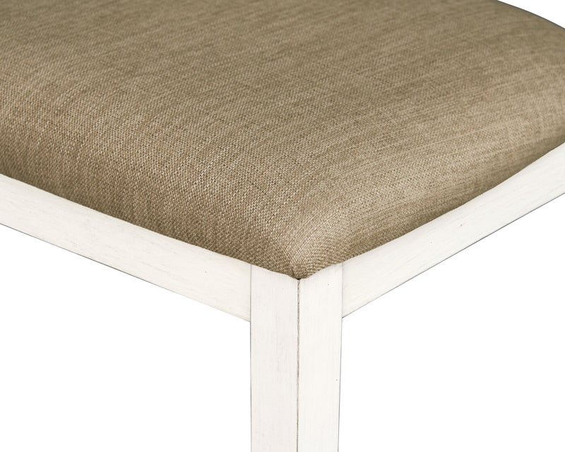 Bryn Dining Chair with Fabric Seat, Ladder-Back – White