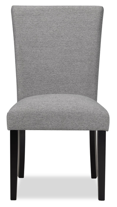 Burk Dining Chair with Polyester Fabric - Grey