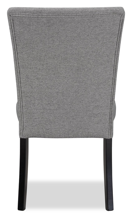 Burk Dining Chair with Polyester Fabric - Grey