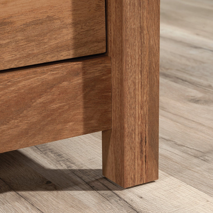 Cannery Bridge Commercial Grade Computer Office Desk with 3-Drawers & Cabinet - Brown