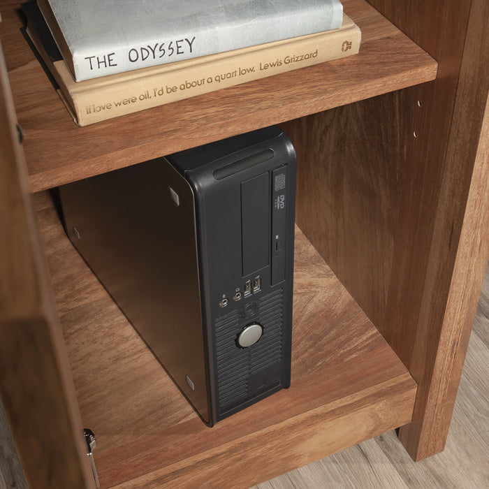 Cannery Bridge Commercial Grade Computer Office Desk with 3-Drawers & Cabinet - Brown