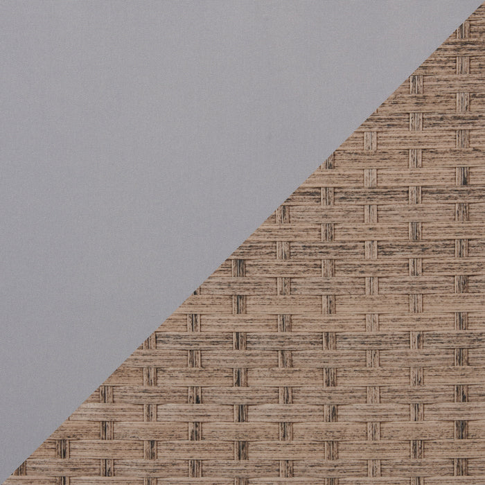 Capri 2-Piece Canopy Outdoor Patio Conversation Set with Canopy Daybed, Semi-Circle Ottoman & 4 Throw Pillows - Hand-Woven Resin Wicker, UV & Weather Resistant - Grey