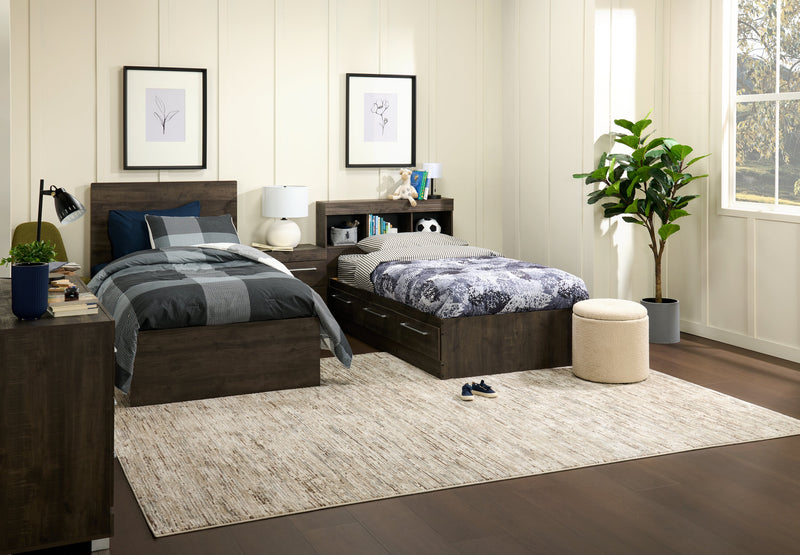 Charlie 3-Piece Twin Comforter Set - Grey