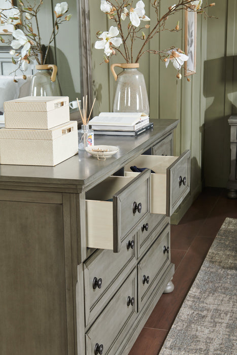 Chelsea Bedroom 7-Drawer Dresser, 60\"W x 38\"H - Grey