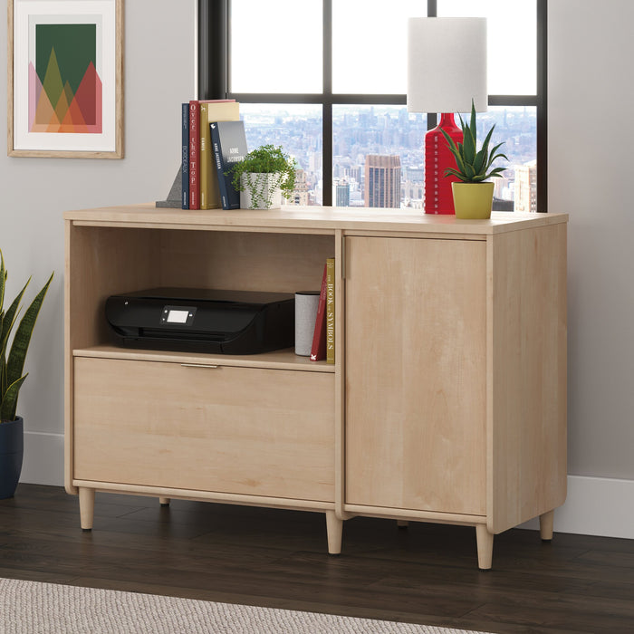 Clifford Place 44.06\" Commercial Grade Small Credenza - Natural Maple