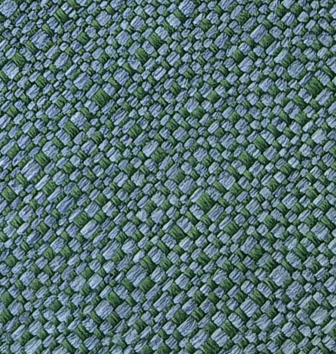 Kort & Co. Coco Outdoor Patio Egg Chair - Hand-Woven Resin Wicker, UV & Weather Resistant - Natural/Green