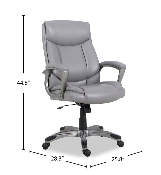 Sealy® Cyrus 25.8\" Office Chair - Grey