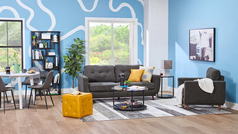 Abtract III Framed Canvas - 30\" x 40\"