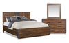 Scott Living Dante 5pc Bedroom Set with Bed, Dresser & Mirror, Brown - King Size