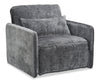 Dawn 42\" Chenille Fabric Sleeper Chair - Grey