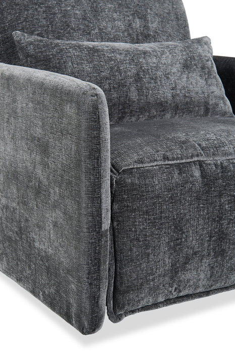 Dawn 42\" Chenille Fabric Sleeper Chair - Grey