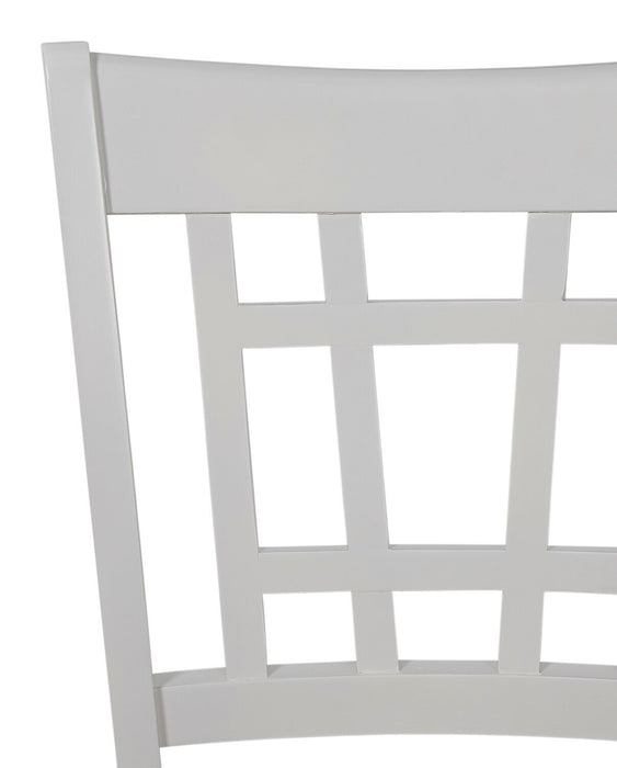 Dena Counter-Height Dining Chair with Linen-Look Fabric -  Dove Grey