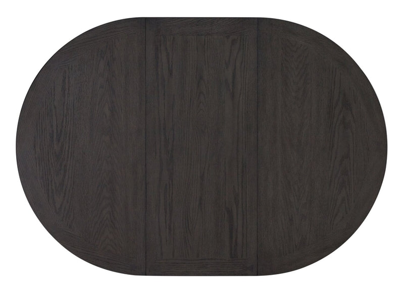 Dena Dining Table with 42-60\"W Extension, Round  - Dove Grey