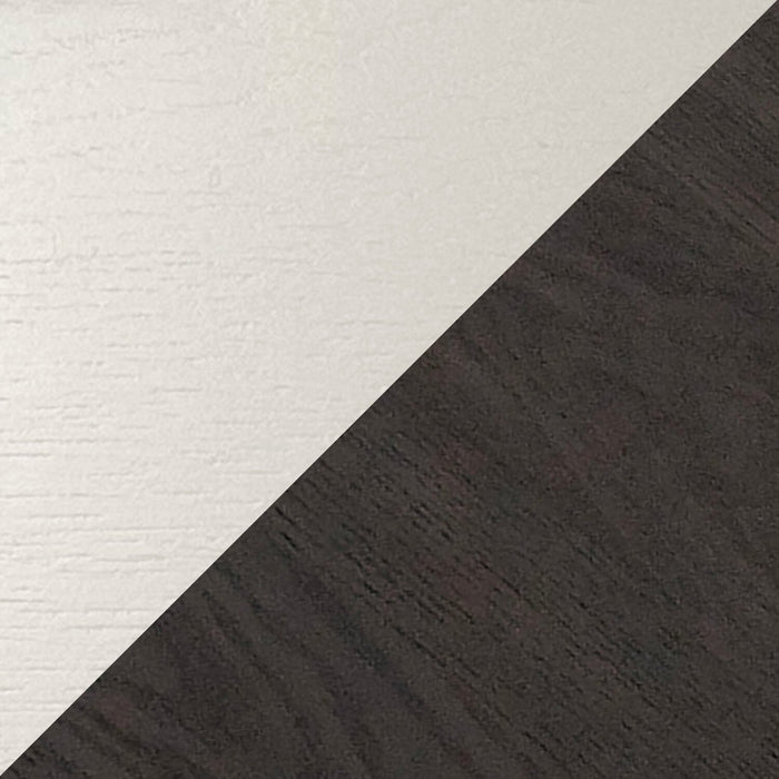 Dena 5pc Counter-Height Dining Set with Table & Chairs, 42-60\"W Extension, Round  - Dove Grey