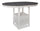 ["Dena Counter-Height Dining Table with 42-60##PACKAGEDETAILSquot;W Extension, Round  - Dove Grey"]