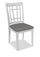 ["Dena Dining Chair with Linen-Look Fabric - Dove Grey"]