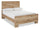 ["Derekson Panel Bed with Headboard & Frame, Natural - Queen Size"]