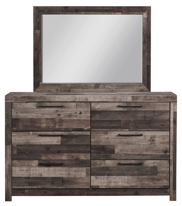 Derekson Bedroom Dresser Mirror - Grey