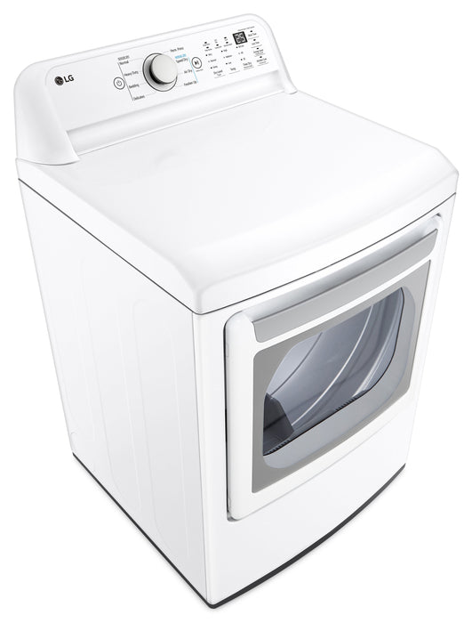 LG 7.3 Cu. Ft. Electric Dryer - White - DLE7150W