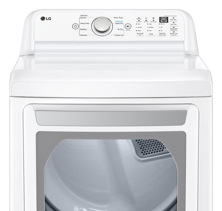 LG 7.3 Cu. Ft. Electric Dryer - White - DLE7150W