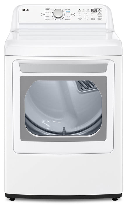 LG 7.3 Cu. Ft. Electric Dryer - White - DLE7150W