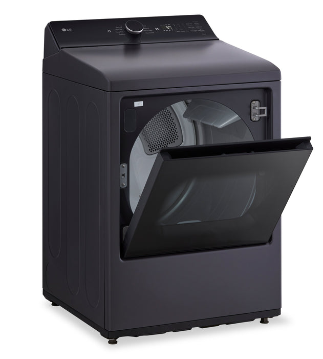 LG 6.1 Cu. Ft. Top-Load Washer with EasyUnload™ and 7.3 Cu. Ft. Electric Dryer with EasyLoad™ - Black