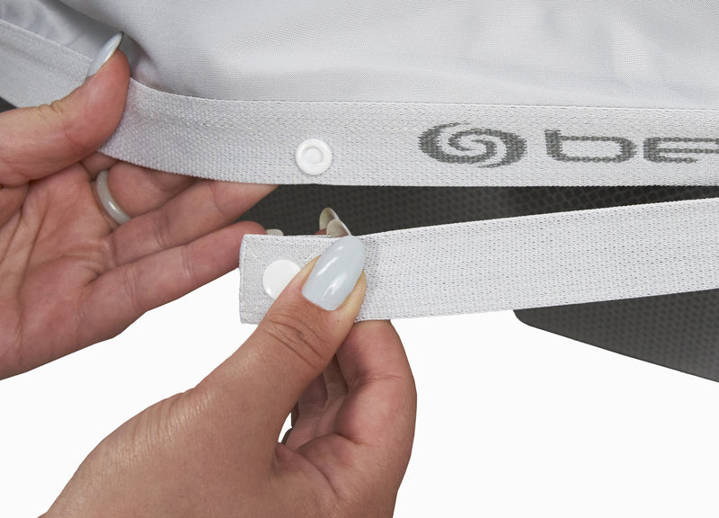 BEDGEAR Dri-Tec® 4-Piece King Split Head Sheet Set - Light Grey