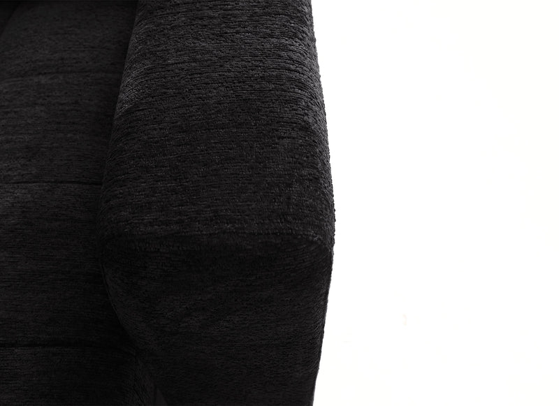 Scott Living Elevate Modular 7-Piece Left-Facing Chenille Fabric Power Reclining and Sliding Sectional - Ebony