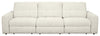 Scott Living Elevate Modular 115\" Chenille Fabric Sofa with Power Sliding - Beige