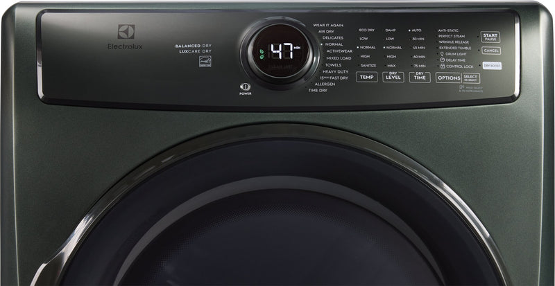Electrolux 5.2 Cu. Ft. Perfect Steam™ Front-Load Washer and 8 Cu. Ft. Electric Dryer - Alpine Green