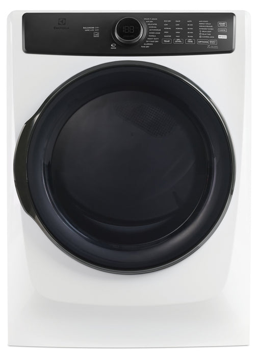 Electrolux 5.2 Cu. Ft. Perfect Steam™ Front-Load Washer and 8 Cu. Ft. Gas Dryer - White 