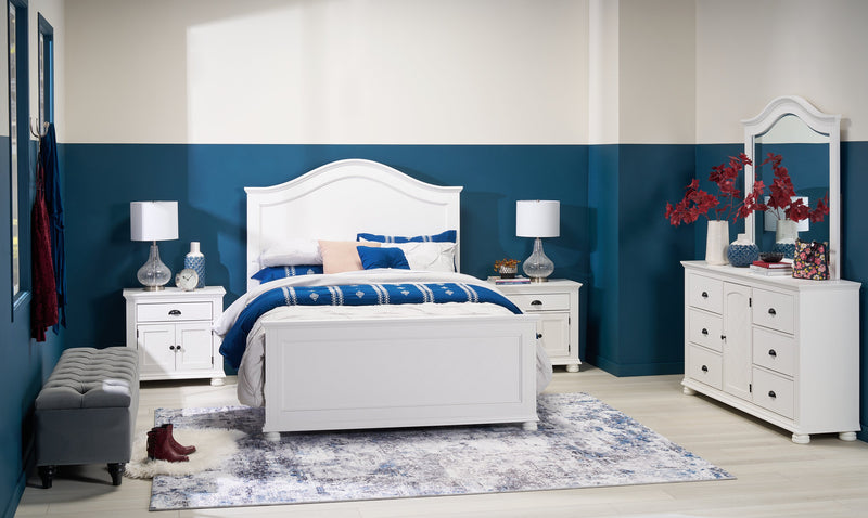 Ella Bedroom Dresser Mirror - White