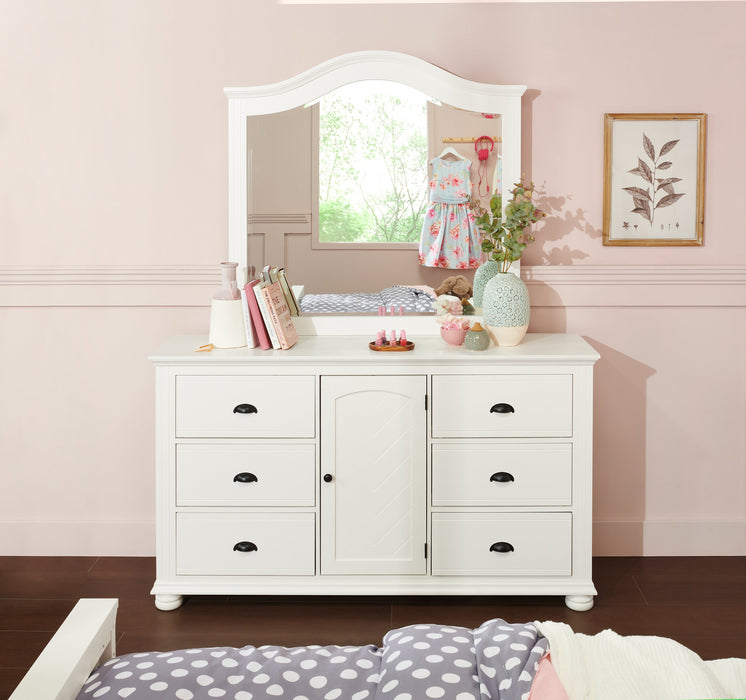 Ella Bedroom Dresser Mirror - White