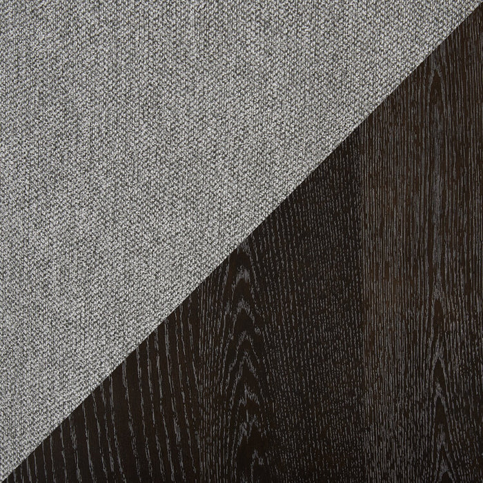 Emery Dining Chair with Polyester Fabric - Charcoal