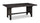 ["Emery Dining Table with 72-96##PACKAGEDETAILSquot;W Extension, Wood - Black"]