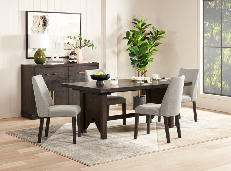 Emery Dining Server with Drawers, Storage & Built-In Wine Racks, 60\"W - Black