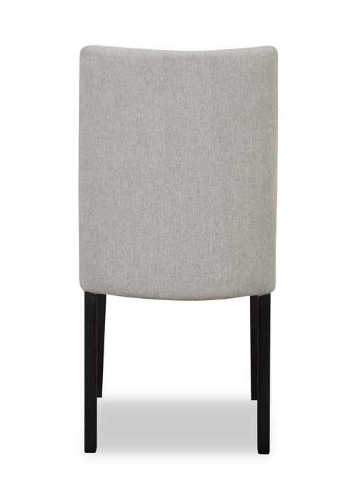 Emery Dining Chair with Polyester Fabric - Grey