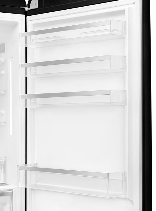 Smeg 18 Cu. Ft. Retro Bottom-Freezer Refrigerator - FAB38URBL