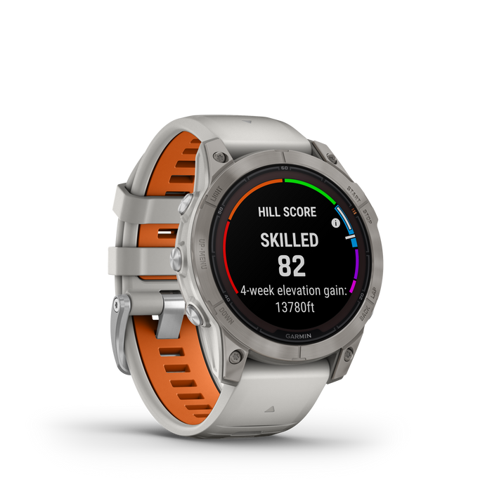Garmin Fenix® 7 Pro Gps Smartwatch - Health Monitoring With Solar Charging, 47mm - Titanium/orange