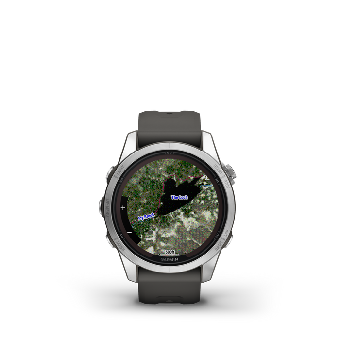 Garmin Fenix® 7s Pro Gps Smartwatch - Health Monitoring With Solar Charging, 42mm - Silver